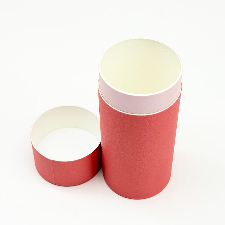 Boîte ronde de bouteille de cylindre de Carton Recyclable avec le couvercle, emballage Standard de Carton de cosmétiques, paquet de Tube de papier Kraft