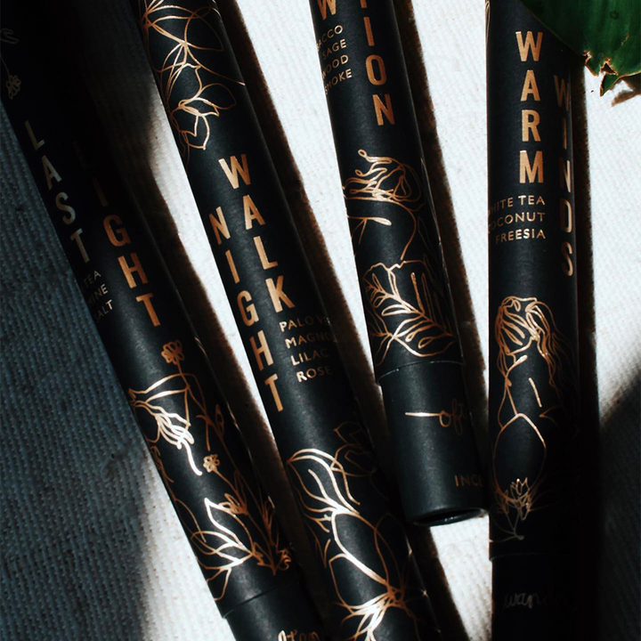 Emballage de tube de papier rond de conception personnalisée qui respecte l'environnement pour l'emballage de cylindre biodégradable de tube d'emballage personnalisé d'encens