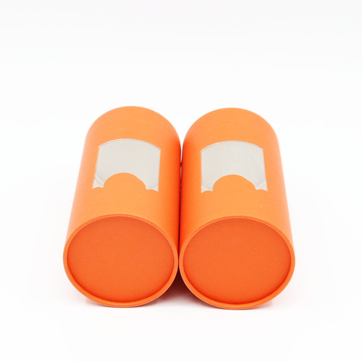 Tube de papier de boîte de cylindre de carton d'emballage de vêtements fait sur commande qui respecte l'environnement avec la fenêtre pour la serviette de chaussettes de sous-vêtements de T-Shirts