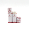 La boîte cosmétique biodégradable de cylindre de carton de luxe faite sur commande disparaissent l'impression manipulant l'emballage de tube de papier