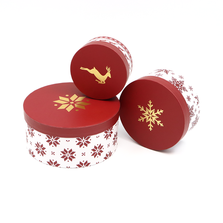 Emballage fait sur commande écologique de tube de papier de boîte de cylindre de carton pour le cadeau de Noël de parfum de soin de la peau