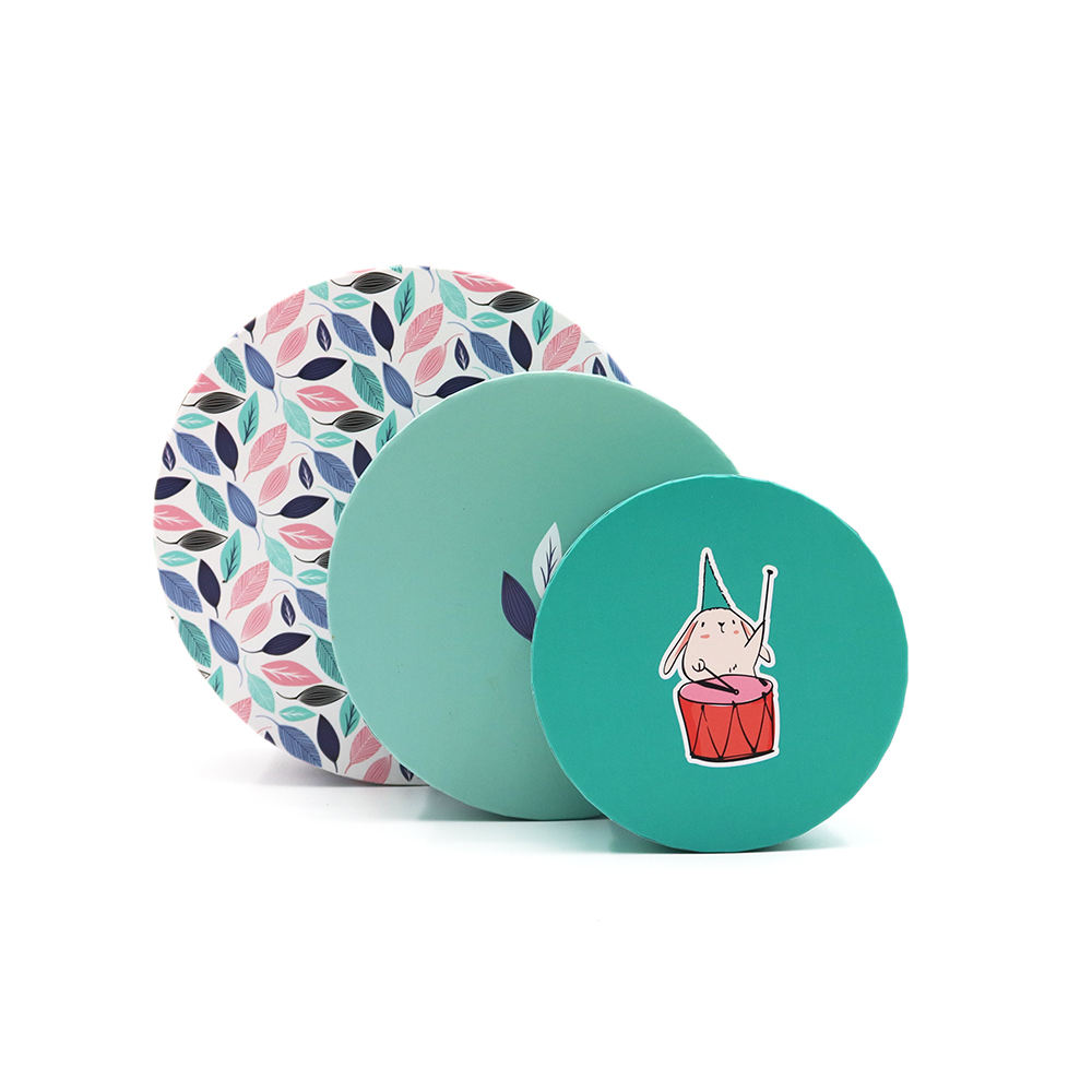 Boîte de Tube cylindrique à bord plat avec impression de Logo personnalisé, boîte-cadeau en papier d'emballage en carton rigide, emballage en Tube de papier cosmétique alimentaire