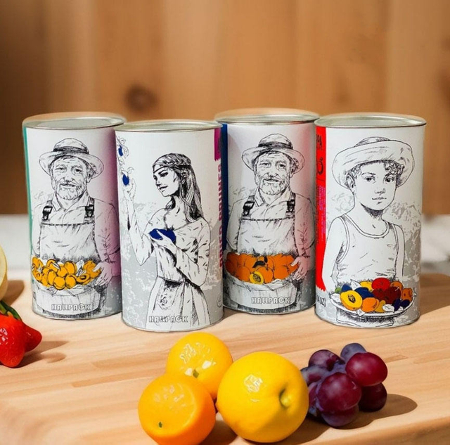 Vente en gros de conteneurs de cylindre de qualité alimentaire recyclés personnalisés, tube de papier à feuilles mobiles de thé, tube d'emballage de thé avec couvercle en métal