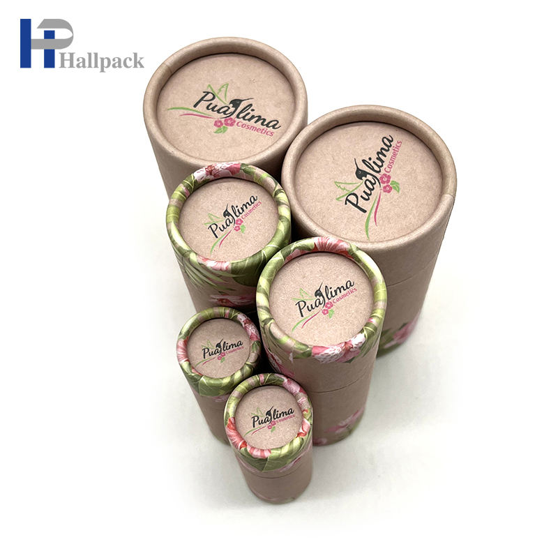 Cylindre de différentes tailles, Tube rond en papier Kraft, coque en papier, Tubes de rouge à lèvres