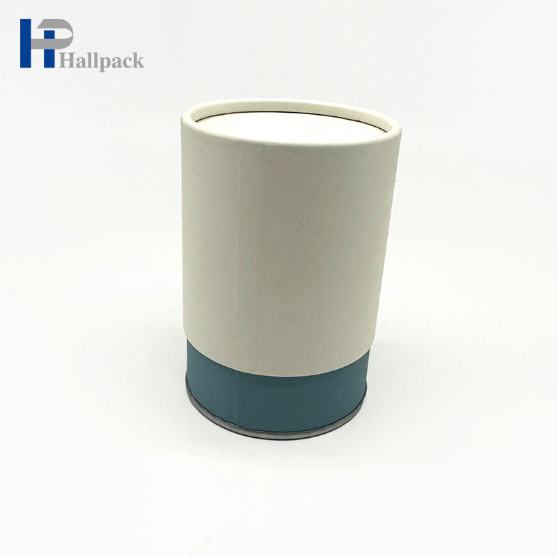 Tubes faits sur commande réutilisés de papier de fond de fer de couverture de fer d'emballage de thé