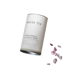 Boîte de tube ronde de conception personnalisée de haute qualité, boîte à thé en papier