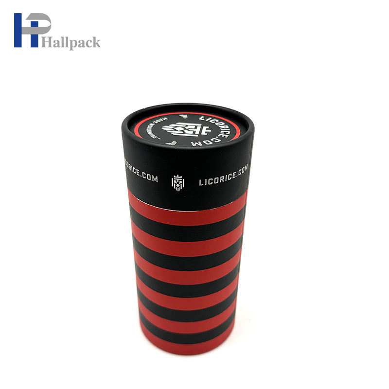 Boîte de flacon compte-gouttes avec Logo personnalisable de haute qualité, emballage rond en carton Kraft pour cosmétiques, Tube en carton coloré