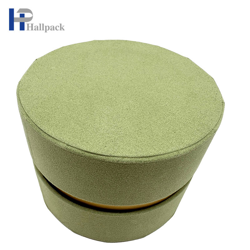 Emballage rond fait sur commande écologique de tube de papier de cartouche de carton de catégorie comestible