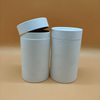Tubes en carton de papier blanc de tube biodégradable d'emballage d'origine