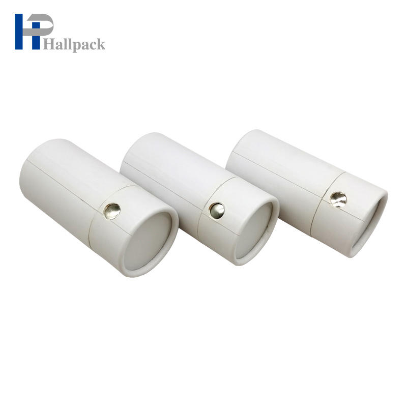 Tube de papier de bouteille de compte-gouttes plat de rectangle de tube de papier d'emballage avec des boutons