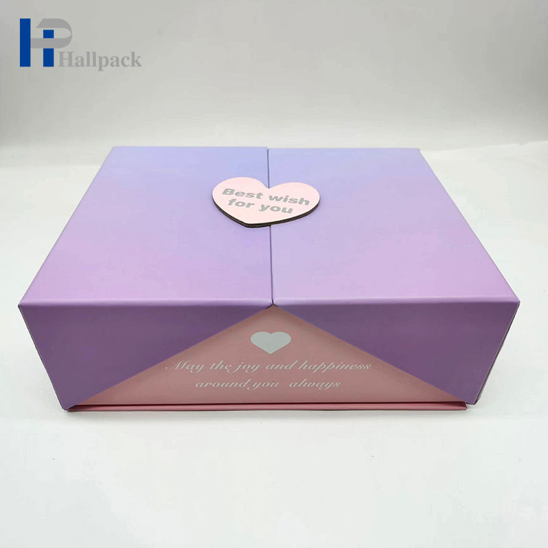 Carton de modèle d'impression adapté aux besoins du client par boîte de papier exquise de nouvelle conception