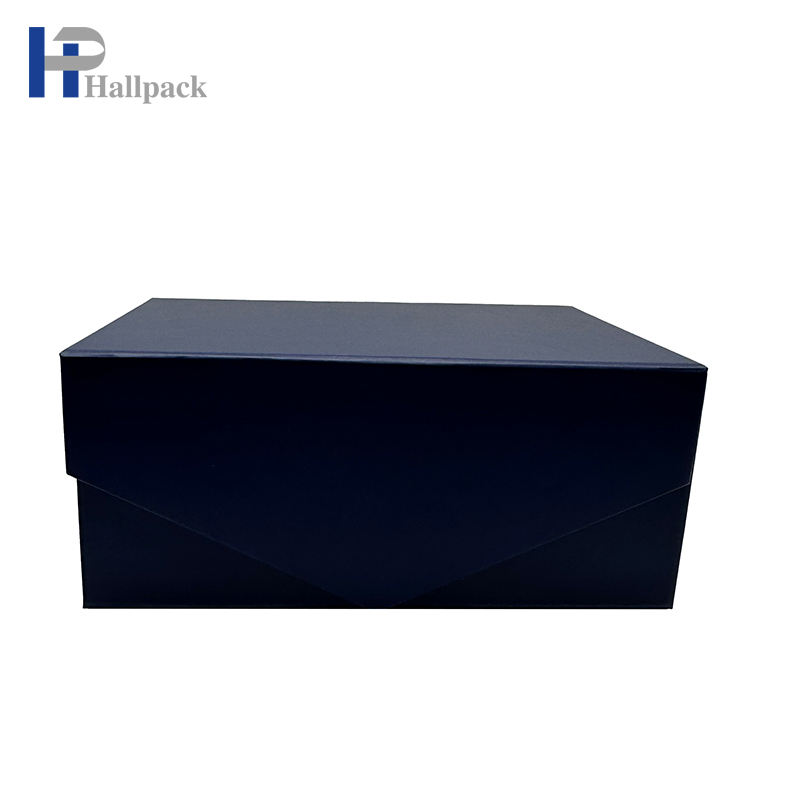 Boîte de courrier d'emballage ondulé pliable en carton rigide en forme de livre, boîte d'expédition, boîte en papier