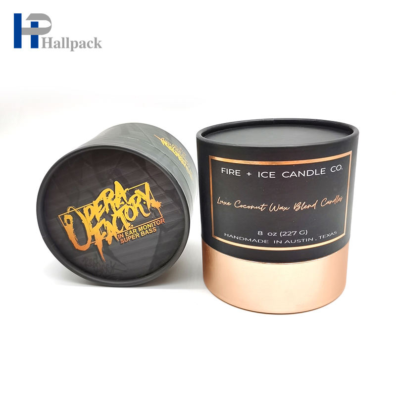 Kraft rond avec carton synthétique de gaufrage et papier artisanal pour tube de papier en carton cosmétique