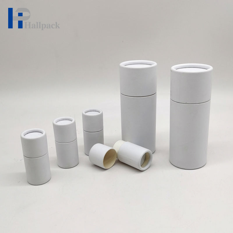 Boîte de tube de papier de thé de catégorie comestible d'emballage de tube de papier de carton de longue taille