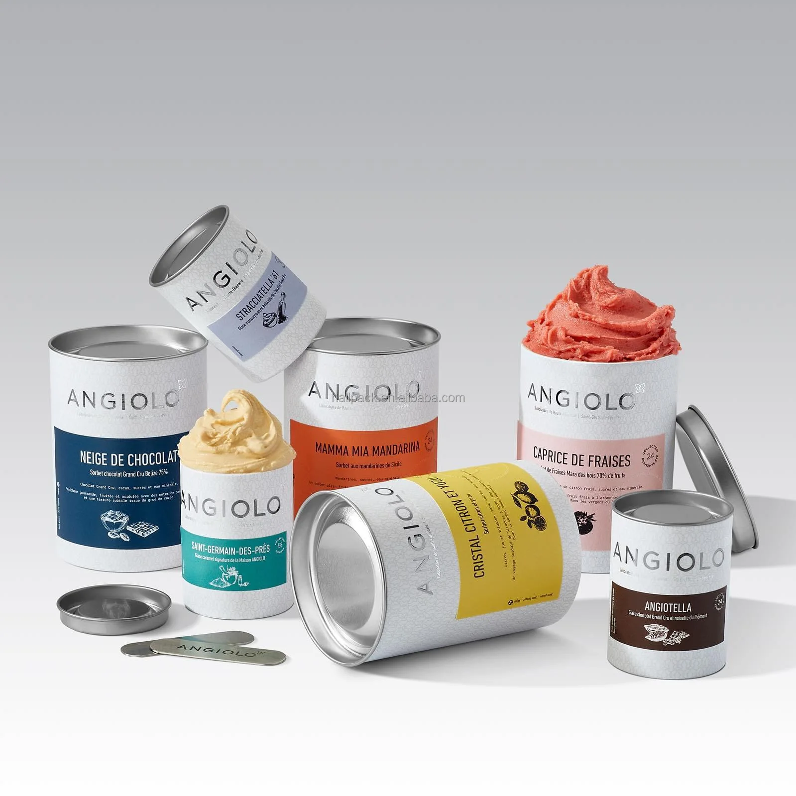 Bande de qualité alimentaire recyclable pour noix de café de café en papier