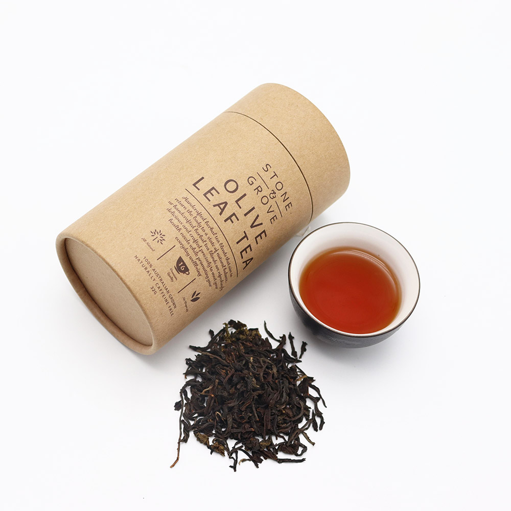 Emballage de tube en papier pour le thé en vrac OEM / ODM Factory Custory