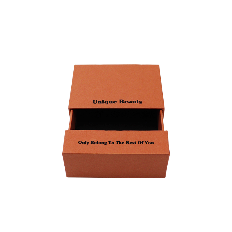 Emballage cadeau de tiroir coulissant rigide à manches coulissantes avec boîte de bijoux de tiroir pour boucles d'oreilles