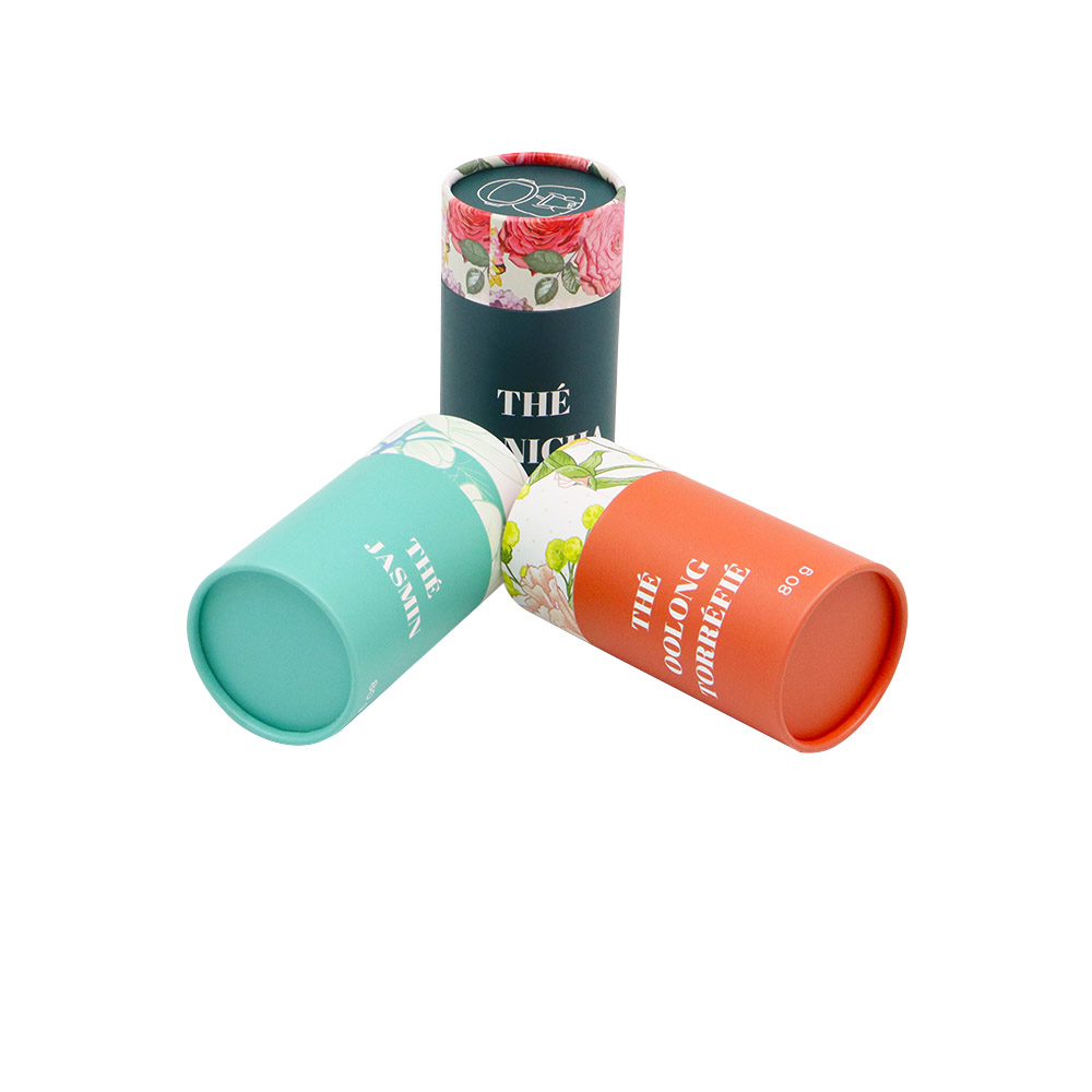 Emballage de tube en papier pour la conception de carton de qualité des aliments en vrac