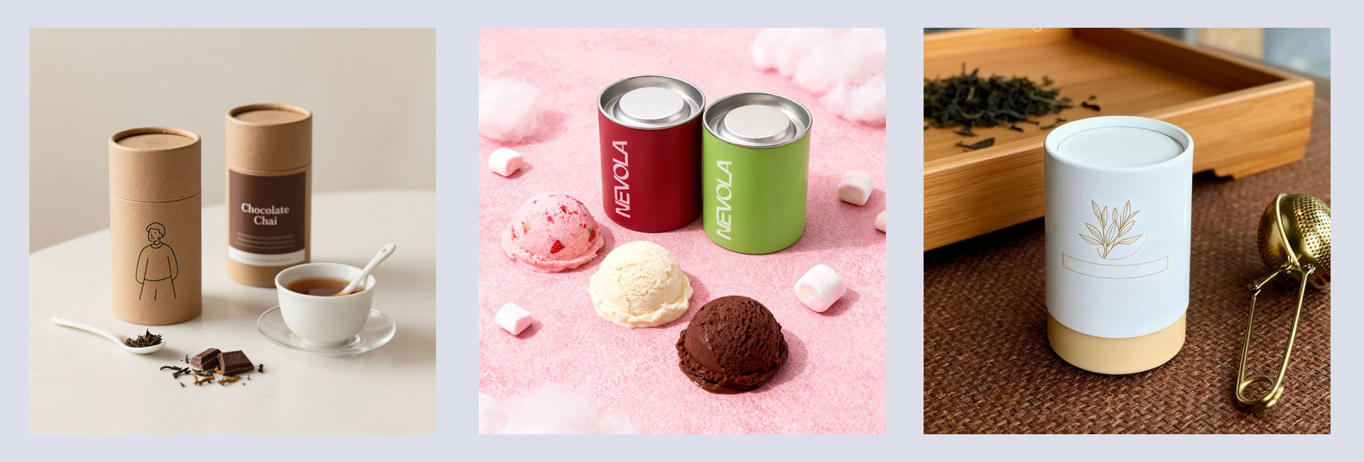 Emballage de tube en papier laminant Matt