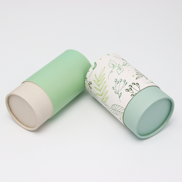Emballage fait sur commande écologique de tube de papier de boîte de cylindre de carton de catégorie comestible pour le thé de café d'écrous