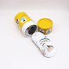 Tube de boîte de papier d'expédition Kraft brun de haute qualité personnaliser boîte ronde blanche emballage de Tube de papier de cylindre biodégradable noir