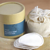 Paquet cosmétique fait sur commande biodégradable de boîte de tube rond emballé par carton cosmétique pour des protections de nettoyant de coton en bambou