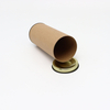 Paquet rond emballé par carton de catégorie comestible de conception adaptée aux besoins du client écologique de boîte de tube pour le thé de café