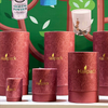Hallpack – boîte cylindrique en papier artisanal biodégradable, personnalisée pour les huiles de parfum, bougies et huiles essentielles, emballage en Tubes de papier