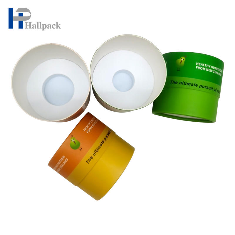 Cylindre en papier personnalisé pour emballage de pot, bouteille d'huile essentielle, tube rond, boîte en papier