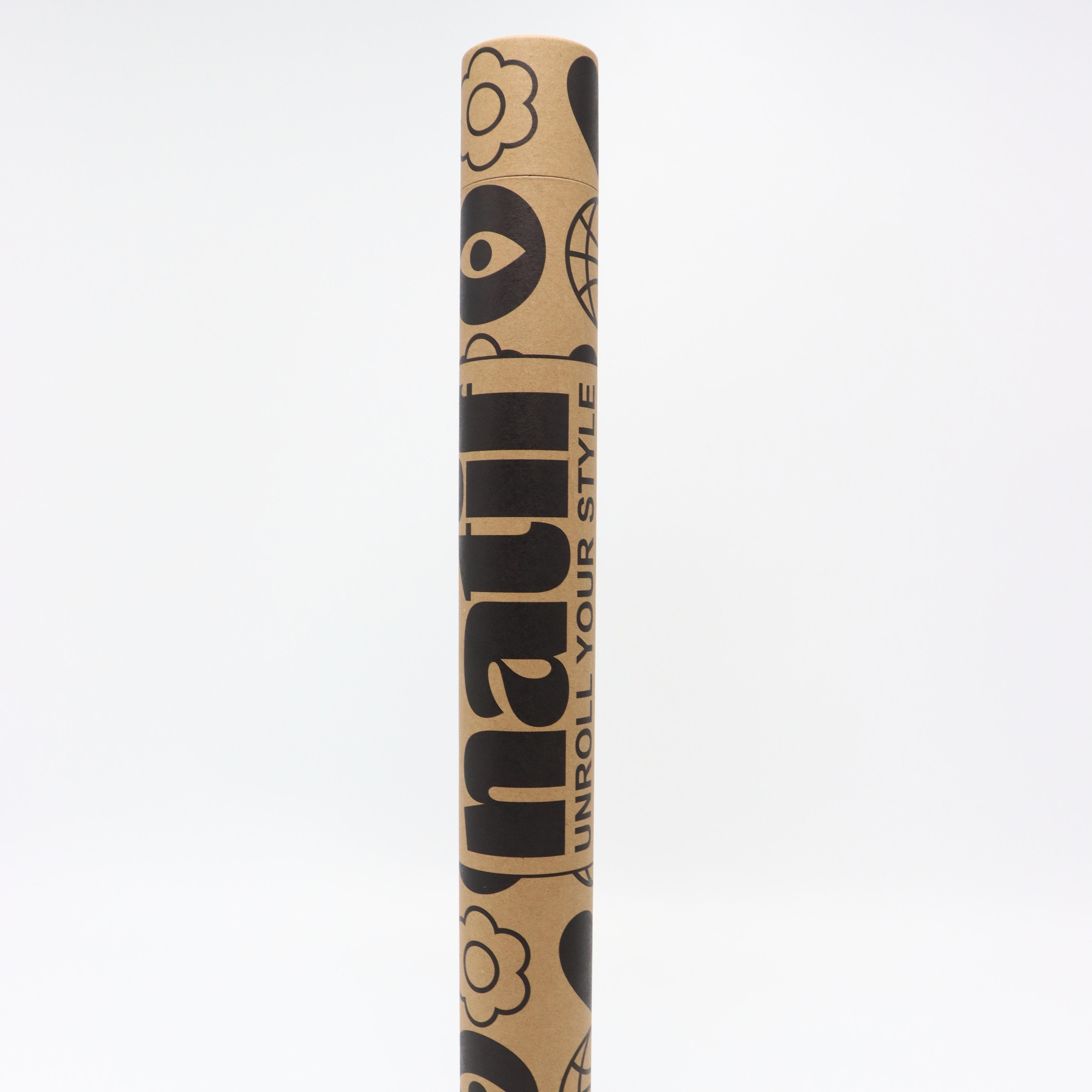 Le papier biodégradable peut rouler le tube de papier avec le cylindre de boule de tube de papier kraft imprimé