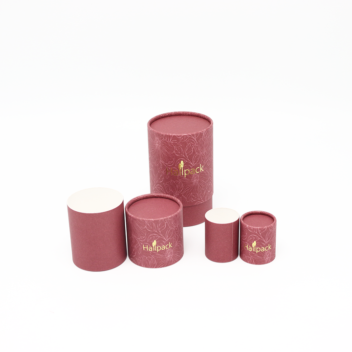 Emballage fait sur commande qui respecte l'environnement de tube de papier de boîte de cylindre de carton d'emballage de catégorie comestible pour le thé