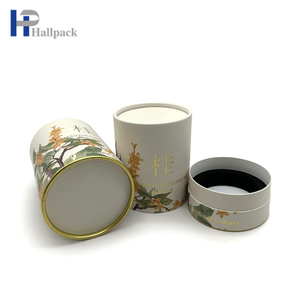 Boîte ronde de luxe personnalisée, cylindre en papier d'emballage, pour cadeaux, parfums, carton rigide, bouteille de cosmétiques, Tube d'emballage en papier