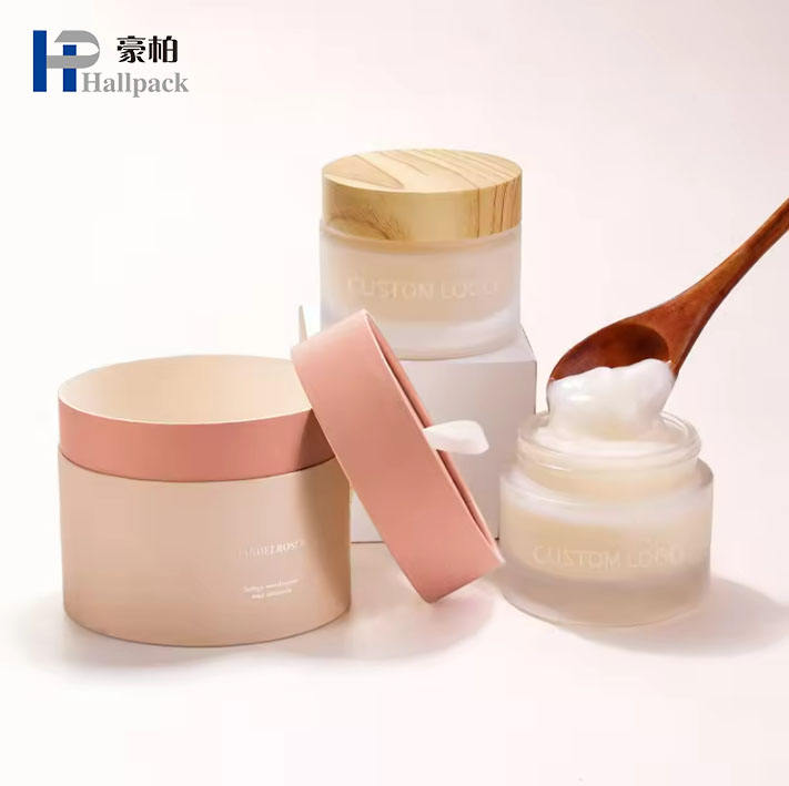 Échantillon gratuit nouveau matériel rose bonbons soins de la peau cylindre cosmétique boîte d'emballage ronde conteneur carton Prink cosmétique tube de papier