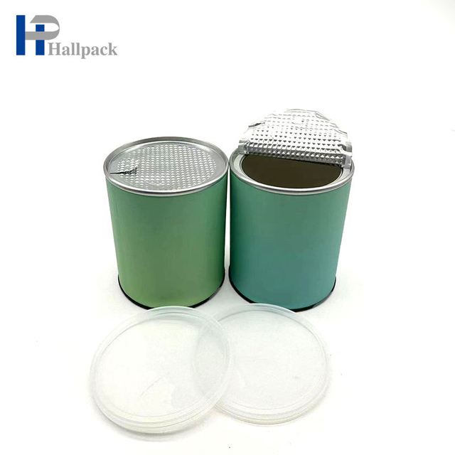 Tube rond de carton de cylindre de couvercle en plastique d'emballage qui respecte l'environnement de marque faite sur commande pour l'usage d'artisanat et d'emballage