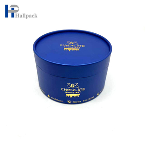 Tube de papier de chocolat d'emballage de carton de cartouche de tube de papier de catégorie comestible