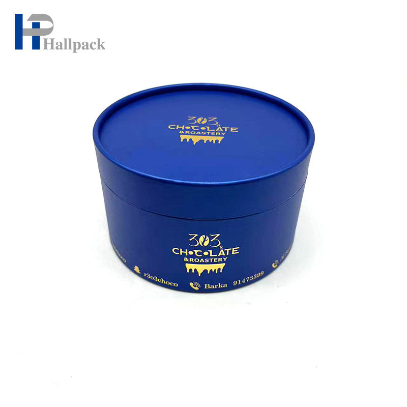 Tube de papier de chocolat d'emballage de carton de cartouche de tube de papier de catégorie comestible