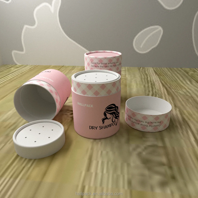 Tube de tamis en papier pour poudre de shampoing, feuille d'aluminium intérieure, papier artisanal cosmétique, papier Kraft, récipient cosmétique Recyclable 1 pièces