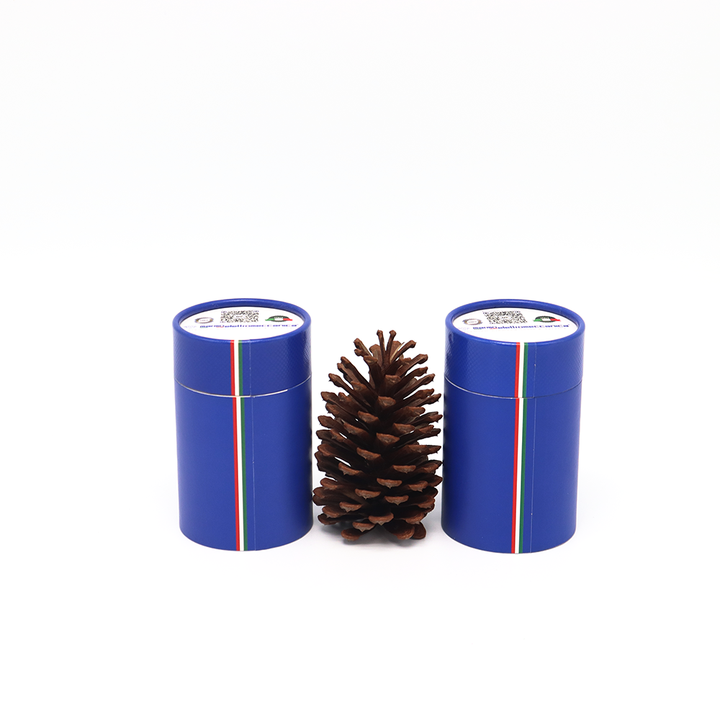 Boîte de cylindre en carton cosmétique biodégradable de luxe personnalisé disparaissant l'impression manipulant l'emballage de tube de papier pour la bouteille de parfum