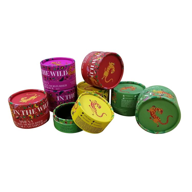 Dessert rond en Carton de peau de vache avec Logo personnalisable, emballage de boîte à gâteaux pour la cuisson de Biscuits, cadeau à la main