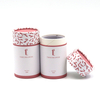 Tube de boîte de papier d'expédition Kraft brun de haute qualité personnaliser boîte ronde blanche emballage de Tube de cylindre biodégradable noir