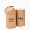 Capsules de collagène de supplément alimentaire écologique recyclable, emballage de poudre vide, Tube en papier d'emballage Kraft pour Capsules