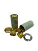 Tubes en papier de forme ronde, matériau biodégradable, emballage personnalisé, papier artisanal de qualité alimentaire, boîte cylindrique de collation