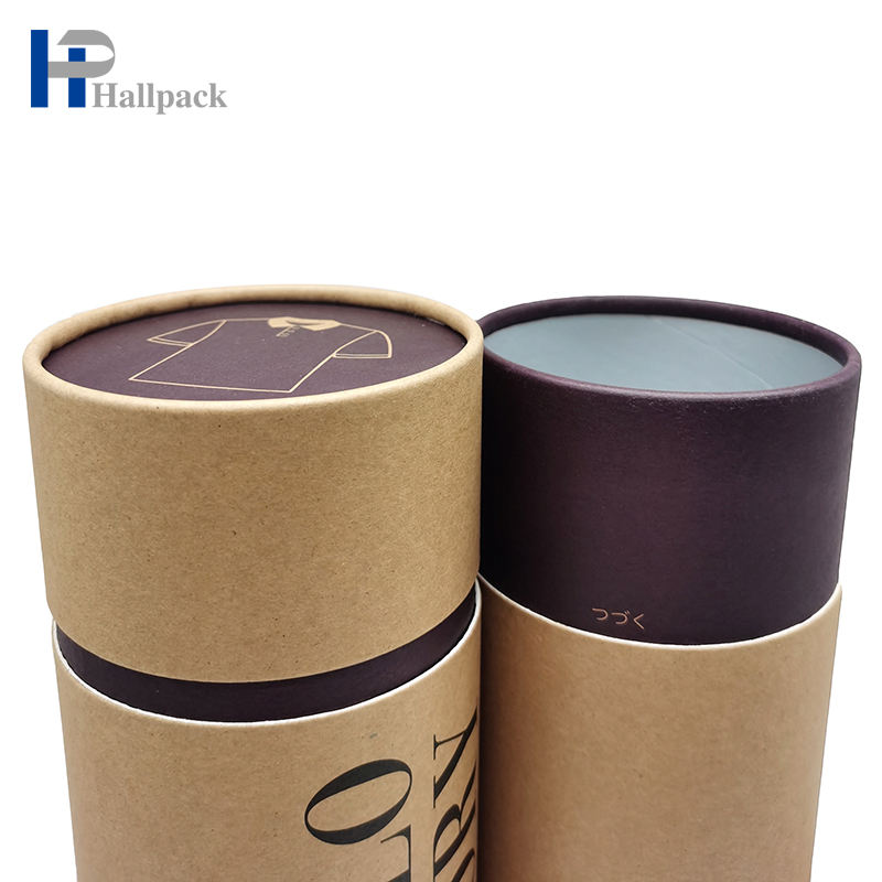 Tube de papier de papier de vente chaude d'artisanat imprimant le tube de papier de forme ronde