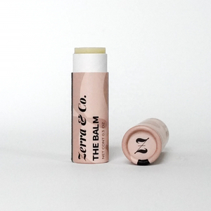 Tube cosmétique écologique de tube de papier de brillant à lèvres de baume à lèvres en carton biodégradable recyclé