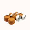 Boîte-cadeau de parfum de papier de carton recyclé rond cosmétique de conception boîte-cadeau de tube de noyau de papier de tube d'emballage personnalisé