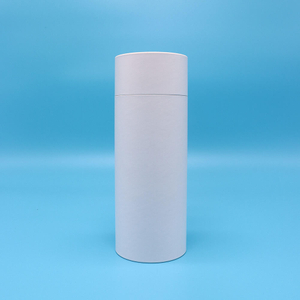 Impression personnalisée emballage alimentaire carton cylindre boîte emballage écrou café thé papier Tube emballage blanc