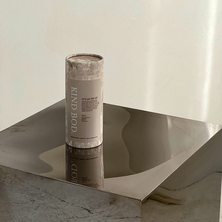 Tube d'emballage rond en carton biodégradable, fait à la main, sans plastique, 100%, pour bouteille de parfum, huile essentielle
