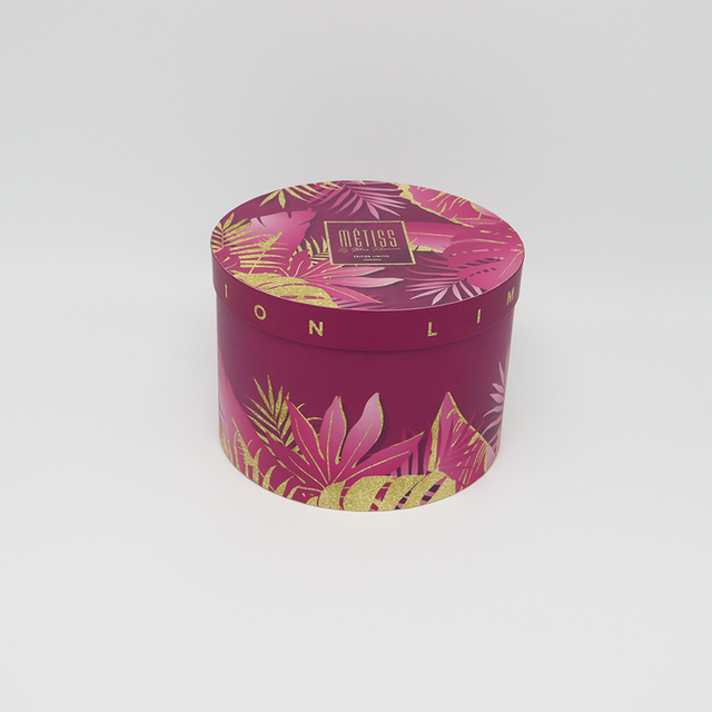 Emballage fait sur commande écologique de tube de papier de boîte de cylindre de carton pour le cadeau d'anniversaire de cadeau de vacances de fleurs de parfum de soin de la peau