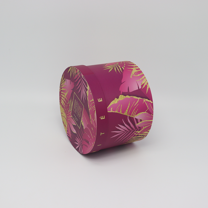 Emballage fait sur commande écologique de tube de papier de boîte de cylindre de carton pour le cadeau d'anniversaire de cadeau de vacances de fleurs de parfum de soin de la peau