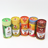 Emballage fait sur commande écologique de tube de papier de boîte de cylindre de carton de catégorie comestible pour l'épice gastronomique de la meilleure qualité de nutrition